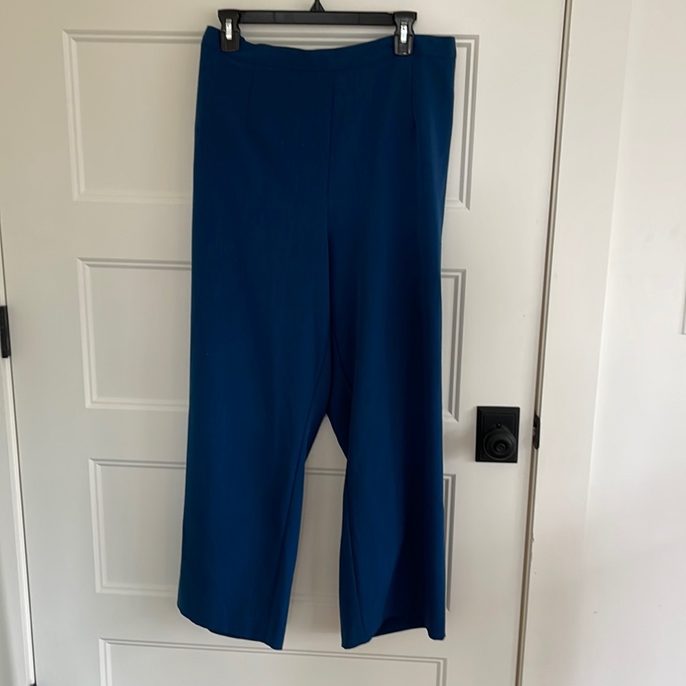 Alfred Dunner pull on pants 24W- blue